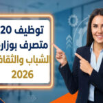 توظيف 20 متصرف بوزارة الشباب والثقافة 2026
