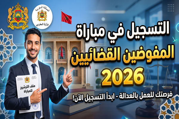 التسجيل في مباراة المفوضين القضائيين 2026