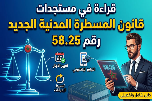 قراءة في مستجدات قانون المسطرة المدنية المغربي الجديد رقم 58.25